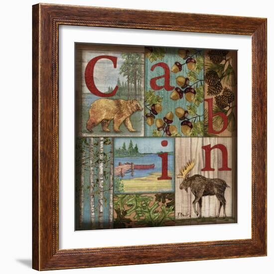 C is for Cabin-Paul Brent-Framed Art Print