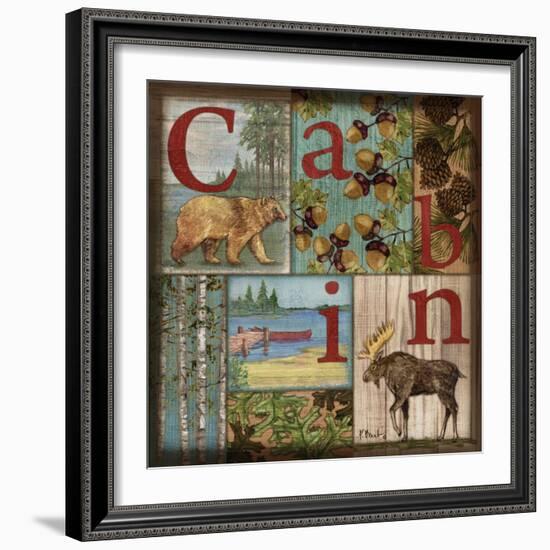 C is for Cabin-Paul Brent-Framed Art Print