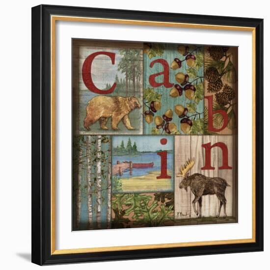 C is for Cabin-Paul Brent-Framed Art Print