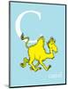 C is for Camel (blue)-Theodor (Dr. Seuss) Geisel-Mounted Art Print