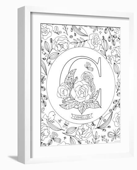 C is for Camellia-Heather Rosas-Framed Art Print