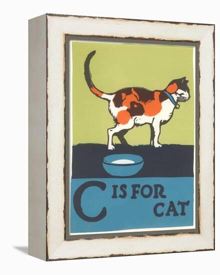 C is for Cat-null-Framed Stretched Canvas