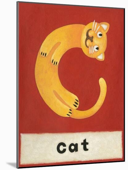 C is for Cat-Chariklia Zarris-Mounted Art Print