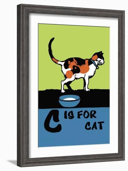 C is for Cat-Charles Buckles Falls-Framed Art Print