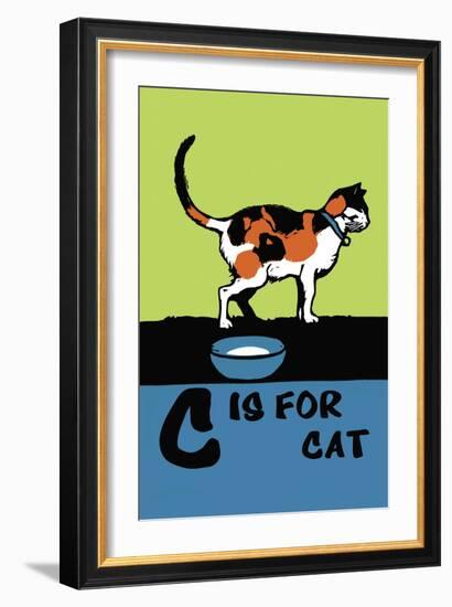 C is for Cat-Charles Buckles Falls-Framed Art Print