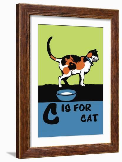 C is for Cat-Charles Buckles Falls-Framed Art Print