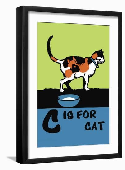 C is for Cat-Charles Buckles Falls-Framed Art Print