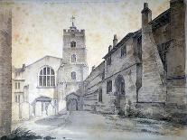 Church of All Hallows the Great, Upper Thames Street, London, 1813-C John M Whichelo-Framed Giclee Print