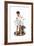 C-L-E-A-N (or Boy Drying Off after Bath)-Norman Rockwell-Framed Giclee Print