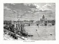 The River Neva, St Petersburg, 1879-C Laplante-Giclee Print