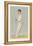 C M Wells English Cricketer Seen Here About to Bowl-Spy (Leslie M. Ward)-Framed Stretched Canvas