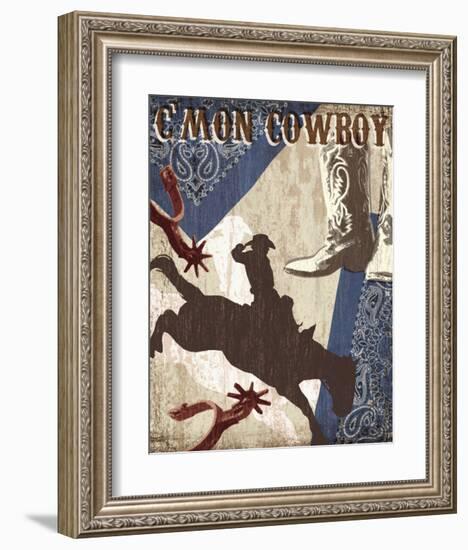 C'mon Cowboy-Tandi Venter-Framed Art Print