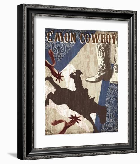 C'mon Cowboy-Tandi Venter-Framed Art Print