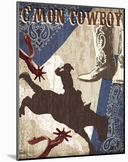 C'mon Cowboy-Tandi Venter-Mounted Art Print