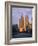 C.N.Tower and City Centre Skyscraper at Dawn, Toronto, Ontario, Canada, North America-Rainford Roy-Framed Photographic Print