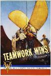 Teamwork Wins Poster-C.P. Benton-Framed Giclee Print