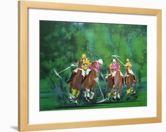 c - Partie de polo-Victor Spahn-Framed Limited Edition