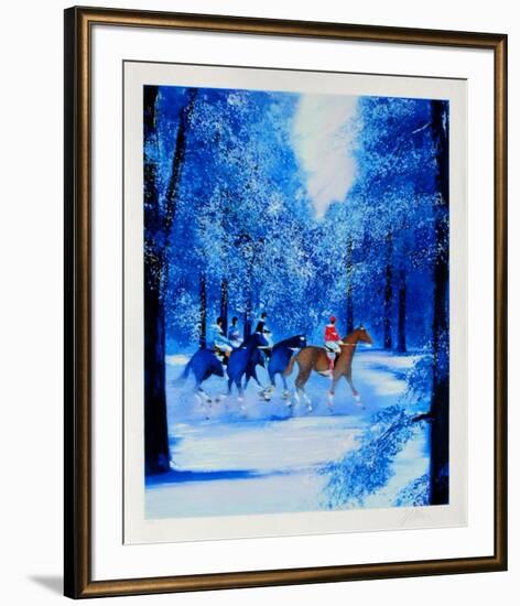 c - Randonnée sous la neige-Victor Spahn-Framed Limited Edition