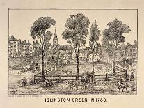 Islington Green, London, 1750-C Read-Framed Premier Image Canvas