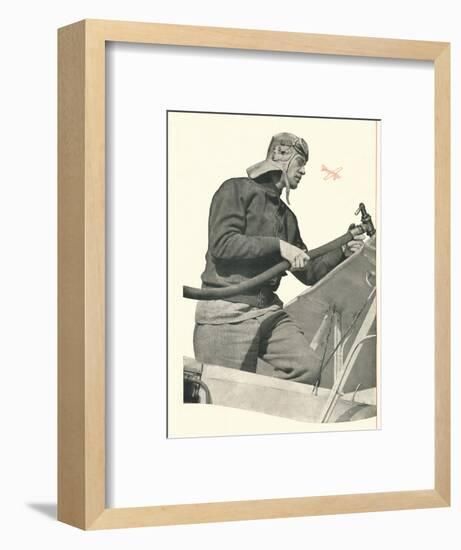 'C.W.A. Scott talks to London: If You Are A Fly-By-Night, Take Off With Booth's', c1935-Unknown-Framed Photographic Print