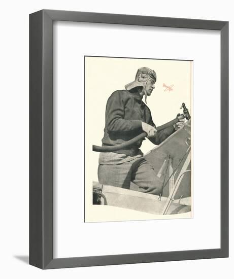 'C.W.A. Scott talks to London: If You Are A Fly-By-Night, Take Off With Booth's', c1935-Unknown-Framed Photographic Print