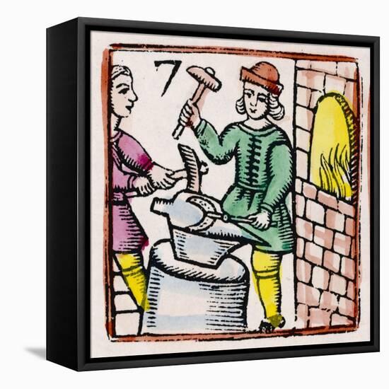 C17 Blacksmith-null-Framed Stretched Canvas