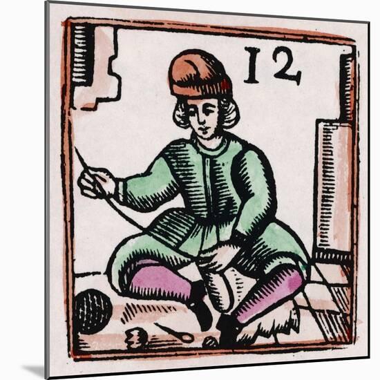 C17 Slipper Maker-null-Mounted Art Print