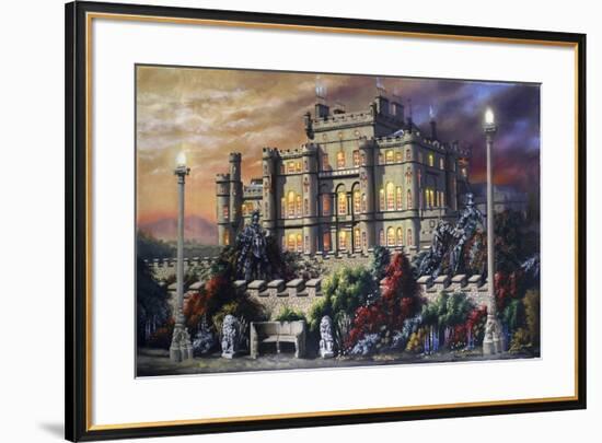 C41 Castle, Two Knights-D. Rusty Rust-Framed Giclee Print