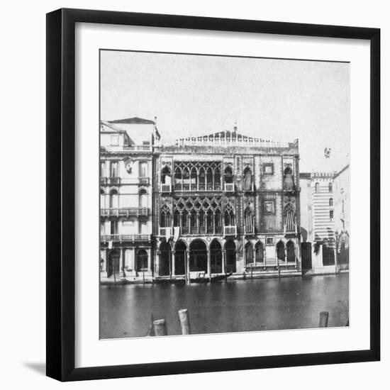 Ca D'Oro, Venice, Italy, Late 19th or Early 20th Century-null-Framed Giclee Print