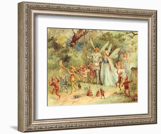 CA Fairy 21-Vintage Apple Collection-Framed Giclee Print