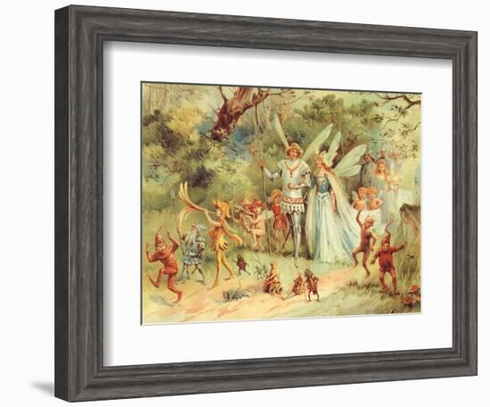 CA Fairy 21-Vintage Apple Collection-Framed Giclee Print