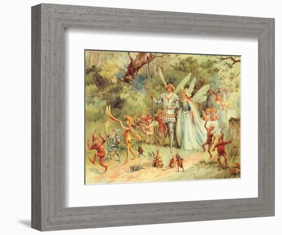 CA Fairy 21-Vintage Apple Collection-Framed Giclee Print