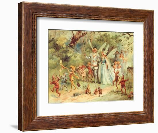 CA Fairy 21-Vintage Apple Collection-Framed Giclee Print