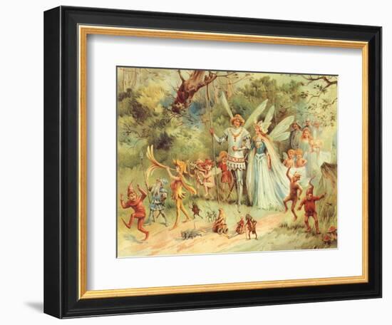 CA Fairy 21-Vintage Apple Collection-Framed Giclee Print