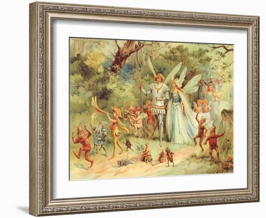 CA Fairy 21-Vintage Apple Collection-Framed Giclee Print