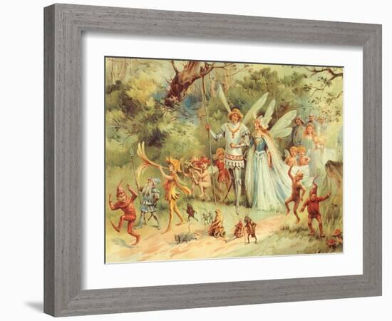 CA Fairy 21-Vintage Apple Collection-Framed Giclee Print