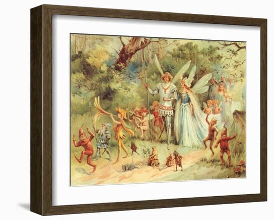 CA Fairy 21-Vintage Apple Collection-Framed Giclee Print