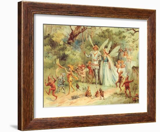 CA Fairy 21-Vintage Apple Collection-Framed Giclee Print