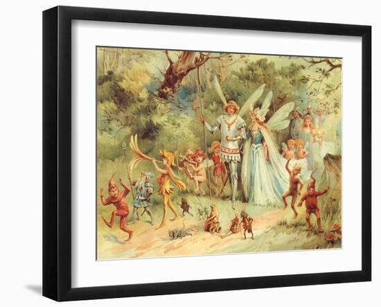 CA Fairy 21-Vintage Apple Collection-Framed Giclee Print