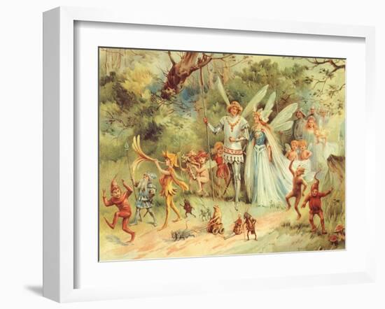 CA Fairy 21-Vintage Apple Collection-Framed Giclee Print