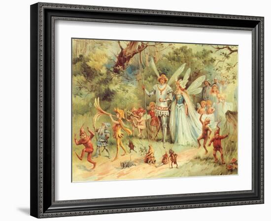 CA Fairy 21-Vintage Apple Collection-Framed Giclee Print