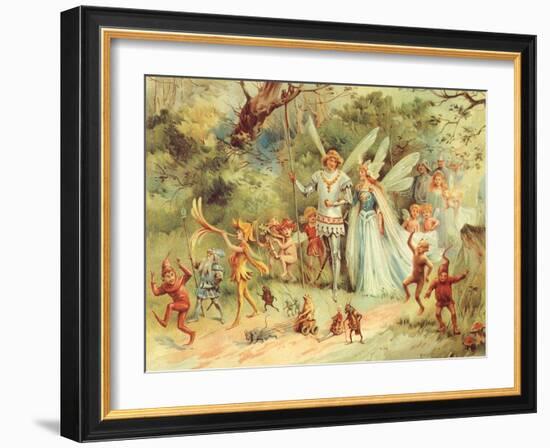 CA Fairy 21-Vintage Apple Collection-Framed Giclee Print