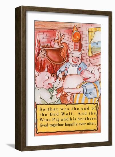 CA Fairy 27-Vintage Apple Collection-Framed Giclee Print