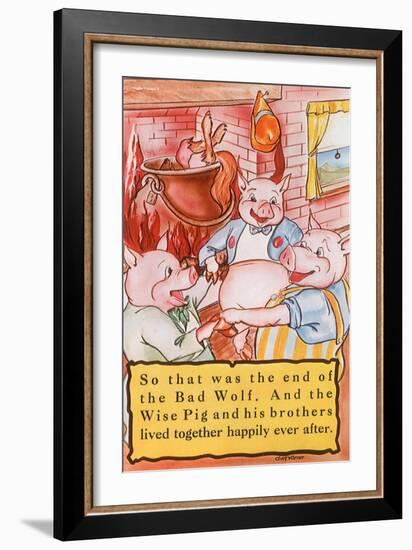 CA Fairy 27-Vintage Apple Collection-Framed Giclee Print