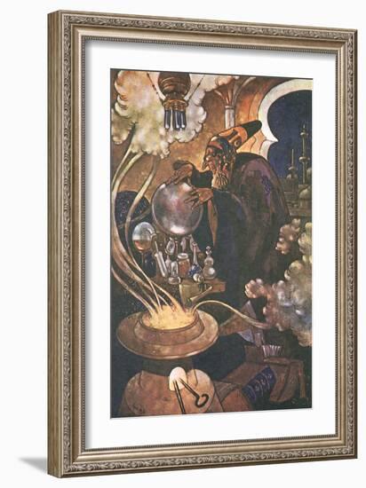 CA Fairy 29-Vintage Apple Collection-Framed Giclee Print