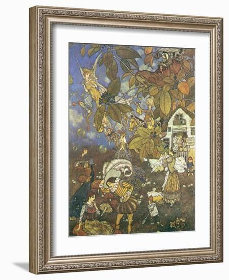 CA Fairy 30-Vintage Apple Collection-Framed Giclee Print