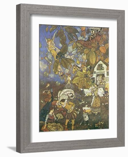 CA Fairy 30-Vintage Apple Collection-Framed Giclee Print