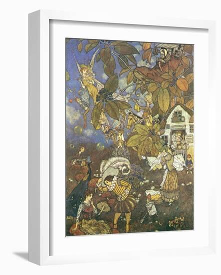 CA Fairy 30-Vintage Apple Collection-Framed Giclee Print