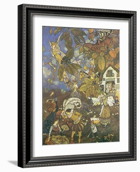 CA Fairy 30-Vintage Apple Collection-Framed Giclee Print