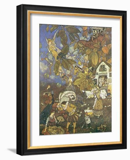 CA Fairy 30-Vintage Apple Collection-Framed Giclee Print